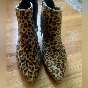 Leopard Print Ankle Boots
Kitten Heel 
Clarks Comfort